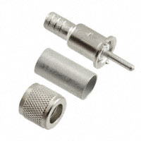 UHF, Mini Connector Plug, Male Pin Non-Constant Free Hanging (In-Line) Crimp