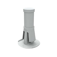 Board Support Resting Mount / Snap Lock Nylon 0.250" (6.35mm) 1/4"