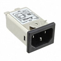 Power Entry Connector Receptacle, Male Blades IEC 320-C14 Panel Mount, Snap-In