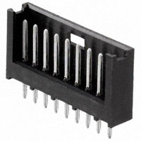 連接器排針座 通孔式 9 位置 0.100" (2.54mm)