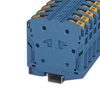 Terminal Block Connector 2 Position Feed Through Blue 1/0-8 AWG