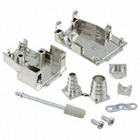 9 Position Hinged Backshell Connector Silver 45°, 180° Shielded