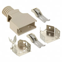 14 Position Two Piece Shield with Cover Connector White 180° Shielded