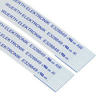 17 Position FFC, FPC Cable 0.020" (0.50mm) 3.940" (100.08mm)