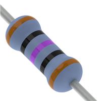 107 Ohms ±1% 0.5W, 1/2W Through Hole Resistor Axial Flame Proof, Safety Metal Oxide Film