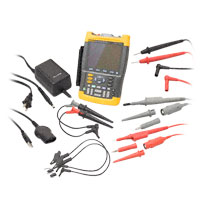 200 MHz Handheld Oscilloscopes RS232, USB Interface LCD - Color Display 2 Analog Channel CAT II 1000V, CAT III 600V Record, Save, Trend, DMM