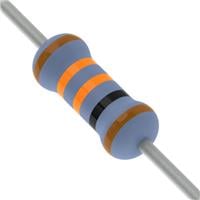 133 Ohms ±1% 0.5W, 1/2W Through Hole Resistor Axial Flame Proof, Safety Metal Oxide Film
