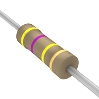 470 kOhms ±5% 0.5W, 1/2W Through Hole Resistor Axial Carbon Film