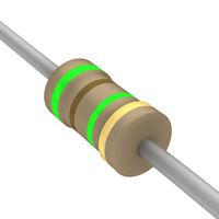 5.1 MOhms ±5% 0.125W, 1/8W Through Hole Resistor Axial Carbon Film