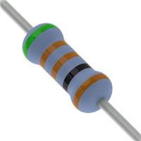 511 Ohms ±1% 0.5W, 1/2W Through Hole Resistor Axial Flame Proof, Safety Metal Oxide Film