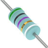 500 mOhms ±5% 2W durchkontaktierbarer Widerstand Axial Flammenfest, schmelzend, Sicherheit Drahtgewickelt