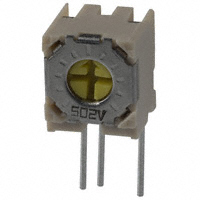 1 kOhms 0,5W, 1/2W Leiterplattenstifte Durchkontaktierung Trimmpotentiometer Keramik 1.0 Umdrehungen Einstellung auf der Seite