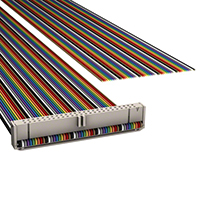 50 PSuorakulmaiset kaapelikokoonpanot Liitin – kaapeli 3,00' (914,40mm)