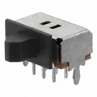 Slide Switch DPDT Through Hole, Right Angle
