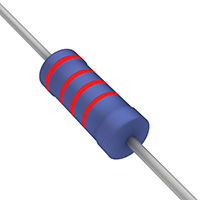 2.2 kOhms ±2% 0,5W, 1/2W durchkontaktierbarer Widerstand Axial Flammenhemmende Beschichtung, Sicherheit Metalloxidfolie
