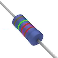 1.5 kOhms ±2% 1W Through Hole Resistor Axial Flame Retardant Coating, Safety Metal Oxide Film