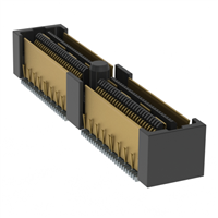 64 Poliger Steckverbinder Differenzpaar-Array, Buchse Oberflächenmontage Gold