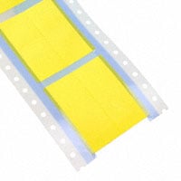 Yellow Heat Shrinkable Label 1.50" x 1.97" (38.10mm x 50.0mm)