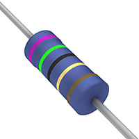 75 Ohms ±1% 1W Through Hole Resistor Axial Flame Retardant Coating, Safety Metal Oxide Film