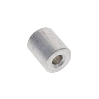 Round Spacer Unthreaded Aluminum 0.438" (11.11mm)