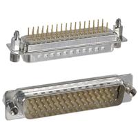 50 Position D-Sub Plug, Male Pins Connector