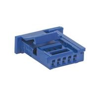 5 Rectangular Connectors - Housings Receptacle Blue 0.071" (1.80mm)