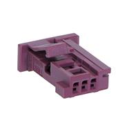 3 矩形连接器 - 外壳 插座 紫色 0.071"（1.80mm）