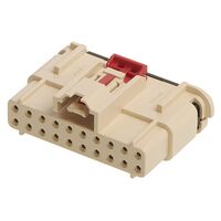 20 Rectangular Connectors - Housings Receptacle Natural 0.142" (3.60mm)