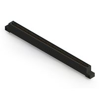 59 positionen Buchse Steckverbinder Nicht angegeben - Einzelkante Gold 0,100" (2,54mm) Schwarz