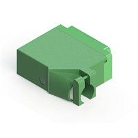 120 Position Housing for Non-Gendered Contacts Connector Green Free Hanging (In-Line) Rack and Panel