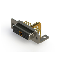 11 (10 + 1 Power) Position D-Sub, Combo Receptacle, Female Sockets Connector