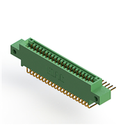 42 positionen Buchse Steckverbinder Nicht angegeben - Doppelkante Gold 0,100" (2,54mm) Grün