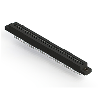 31 positionen Buchse Steckverbinder Nicht angegeben - Einzelkante Zinn 0,156" (3,96mm) Schwarz