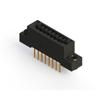 16 positionen Buchse Steckverbinder Nicht angegeben - Doppelkante Gold 0,125" (3,18mm) Schwarz