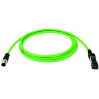 Cable Assembly Circular 04 pos Male to RJ45, 8p4c 16.40' (5.00m)