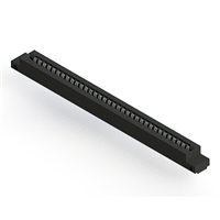 68 Position Female Connector Non Specified - Dual Edge Tin 0.156" (3.96mm) Black