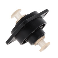 Fiber Optic Connector To TOSLINK Receptacle Panel Mount, Bulkhead