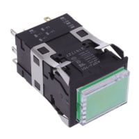 按钮开关 SPDT 标准，发光式 面板安装，卡入式