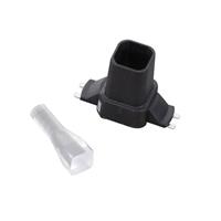 Light Pipe Single Blue Rigid Board Mount, Press Fit