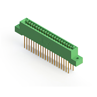 40 Position Femelle Connecteur Non spécifié - double bord Or 0,125po (3,18mm) Vert