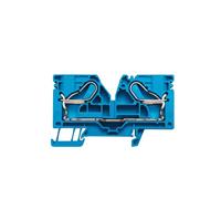 Rekkeklemme-kontakt 2 Posisjoner Gjennomføring Blå 4-14 AWG