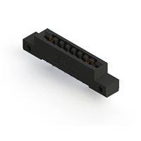 16 Position Female Connector Non Specified - Dual Edge Gold 0.156" (3.96mm) Black