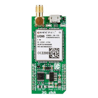 UG95 Cellular RF mikroBUS™ Click™ Platform Evaluation Expansion Board