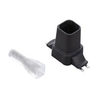 Conduits de lumière Simple Vert Rigide Montage sur carte, Ajustage à la presse