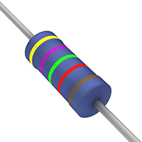 47.5 kOhms ±1% 1W durchkontaktierbarer Widerstand Axial Flammenhemmende Beschichtung, Sicherheit Metalloxidfolie