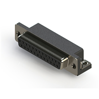 25 Position D-Sub Receptacle, Female Sockets Connector