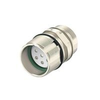 12 针位圆形连接器 插座外壳 面板安装