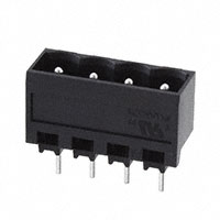 4 Position Terminal Block Header, Male Pins, Shrouded (4 Side) 0.197" (5.00mm) Vertical Through Hole