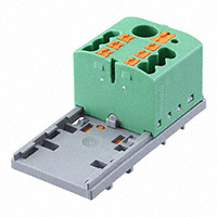 7 Position Terminal Block Green Middle 28.6mm