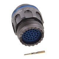 30 针位圆形连接器 插头，公引脚 压接